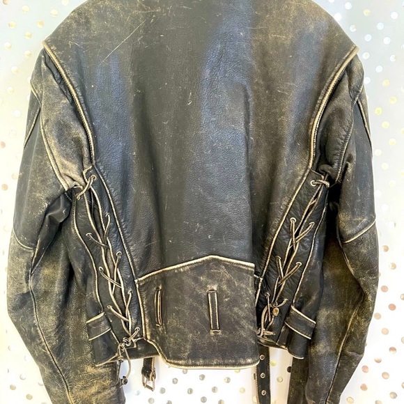 🔅SOLD $575 Lee Trevor Vintage Rare Motorcycle Jacket/Made in France, Rare - Picture 11 of 12
